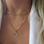 The Hexagon Letter Initial Necklace