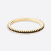 Black Diamond Eternity Ring - Gold