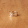 Hammered Stacking Band - Gold